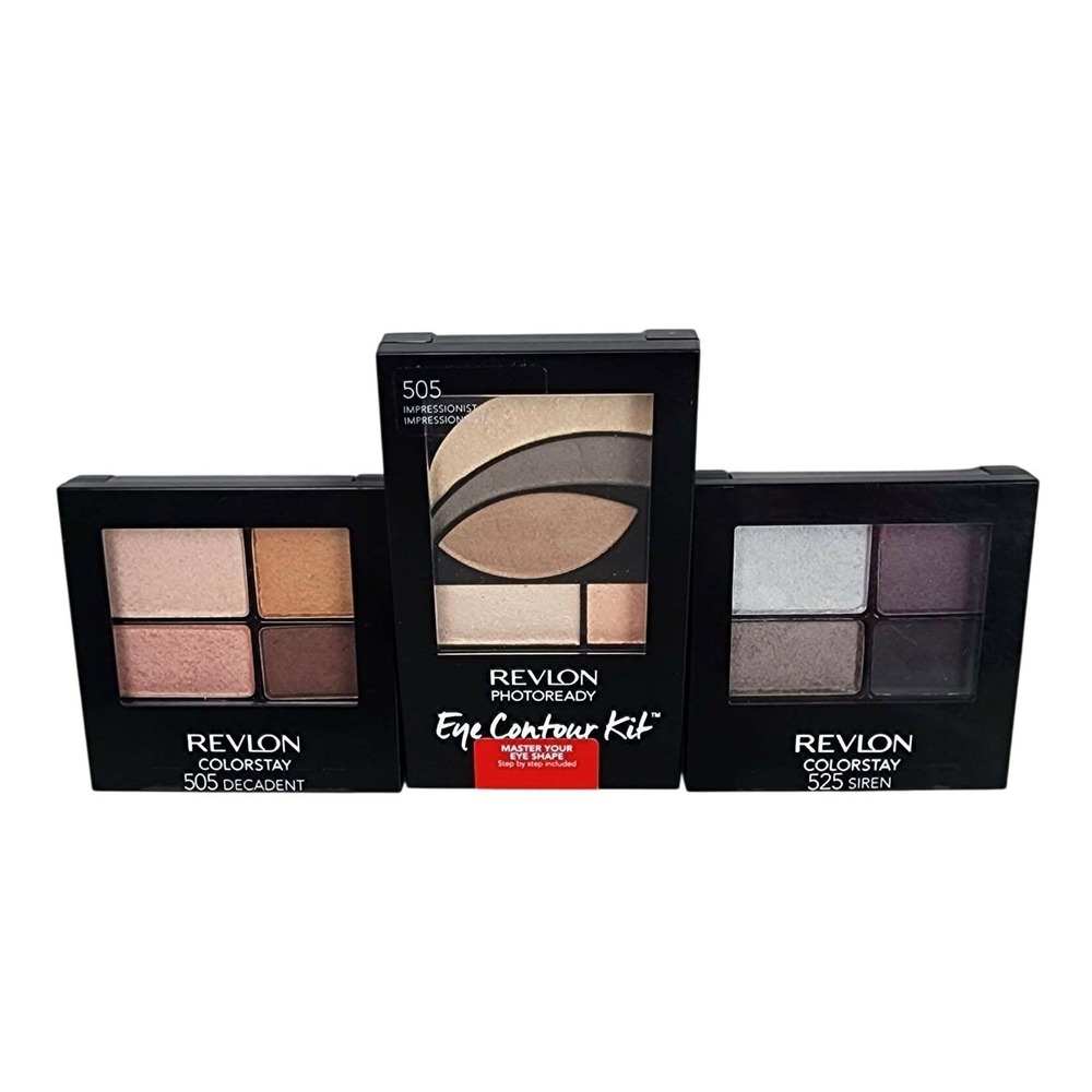 Revlon Photoready‎ Eye Contour Kit 505 Decadent 525 Siren Makeup Set